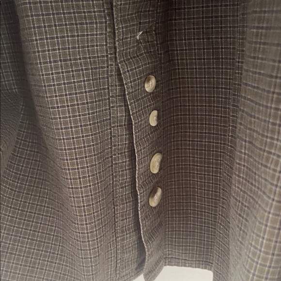 Columbia Men's Dark Olive Casual Shirt Size Medium - Picture 7 of 8